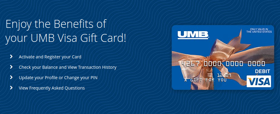 UMB Visa Gift Card Logo