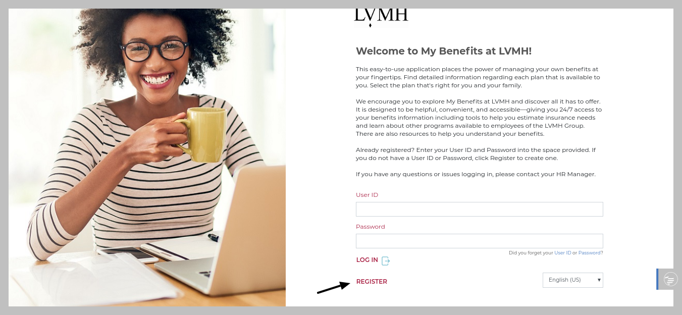 MyBenefitsatLVMH Register