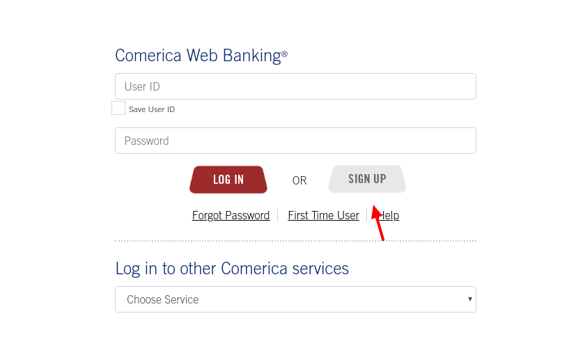 Comerica Bank Sign Up