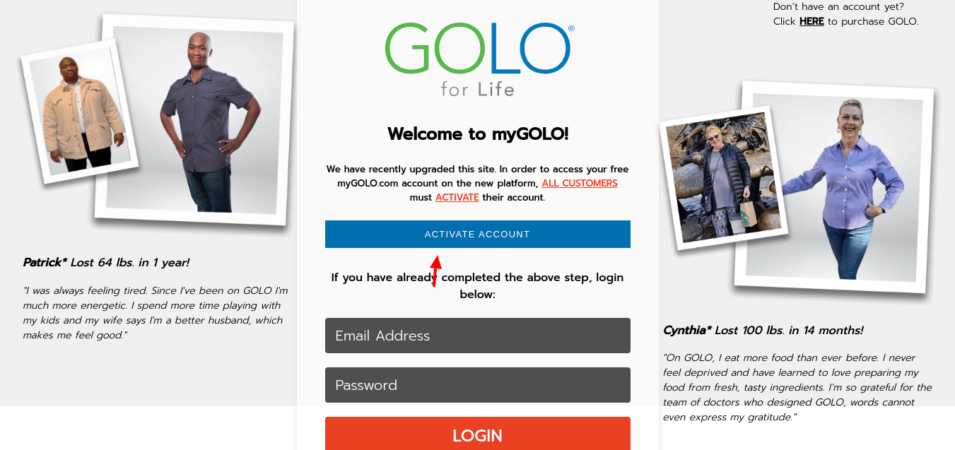 www.golo.com - Login To Your GOLO Rescue Plan Account