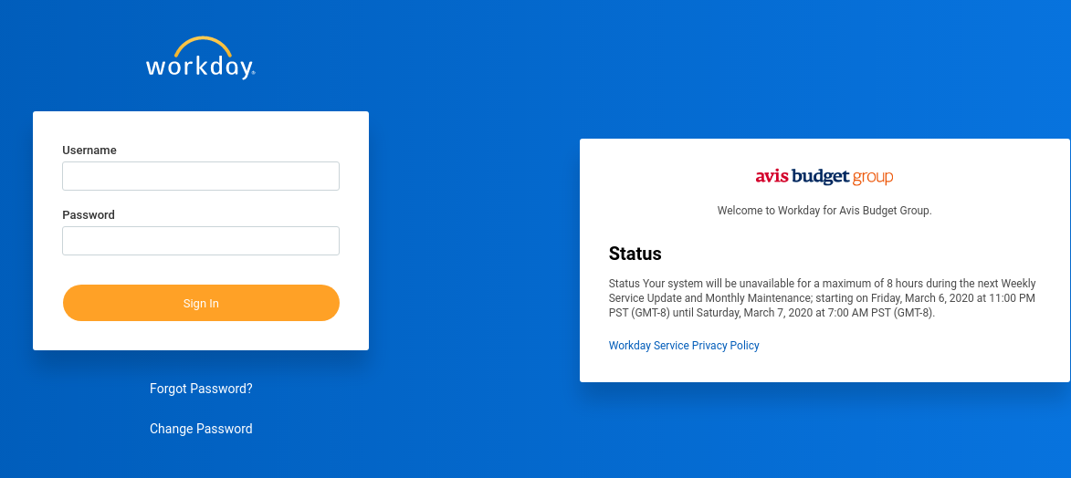 www.myworkday.com/avisbudget - Access To Your Workday Account