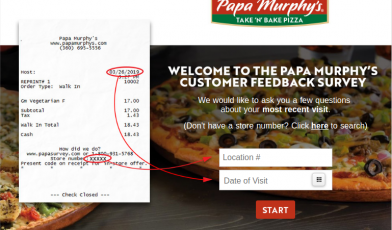 Papa Murphy s Guest Satisfaction Survey