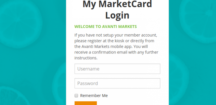 MarketCard Login