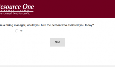 Resource One Credit Union Survey