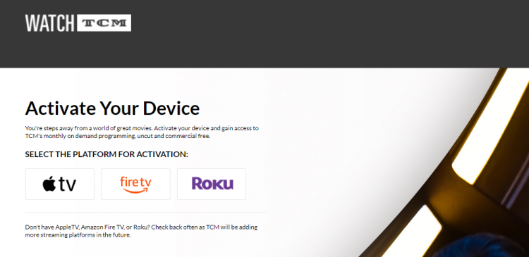 Activate TCM on Roku Device
