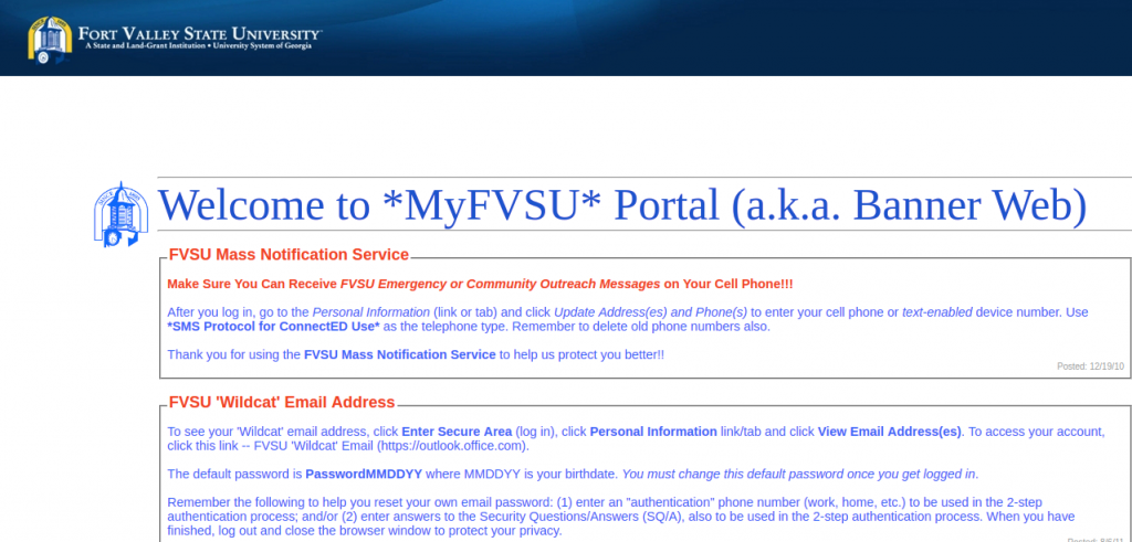 Fort Valley State University Logo