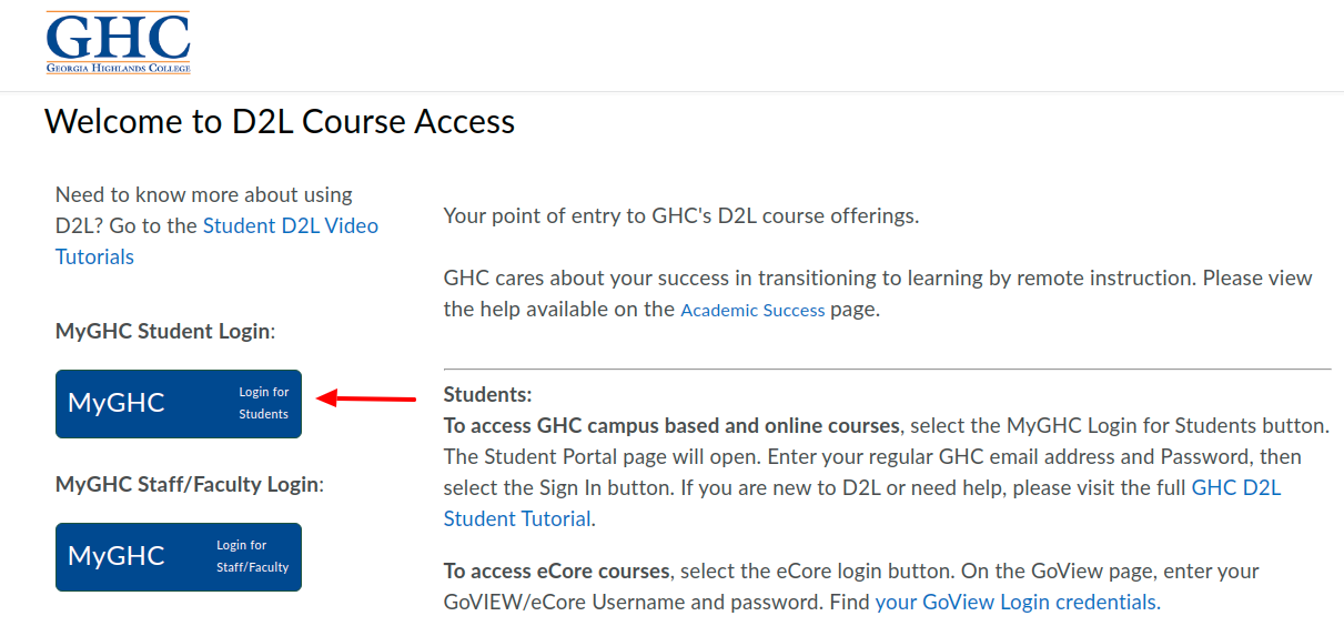 Georgia Highlands College Student Login