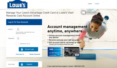 How to Activate Lowe’s Credit Card