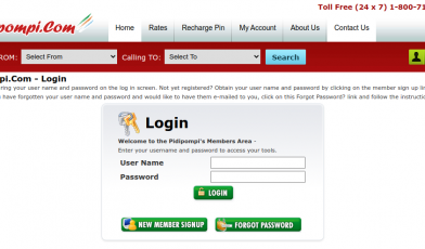 Pidipompi Login