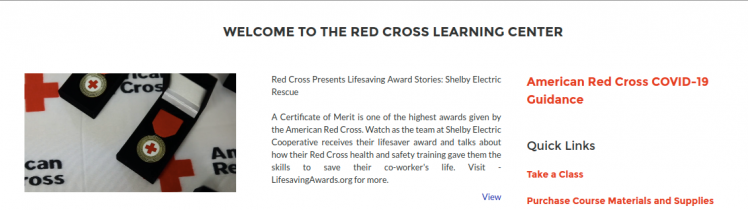 Red Cross Instructor Login