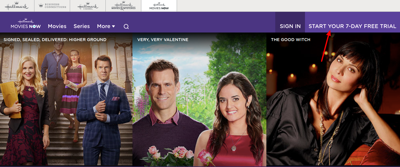 Hallmark Movies Sign Up