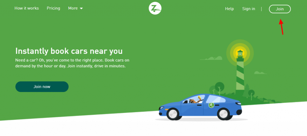 zipcar account