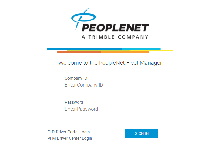 Pfmlogin PeopleNet Fleet Manager Login