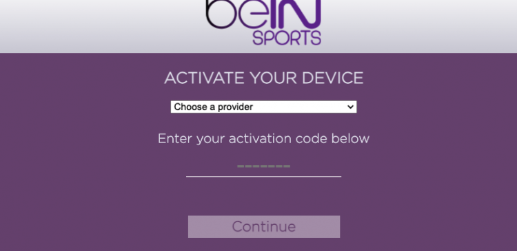 bein sports activate