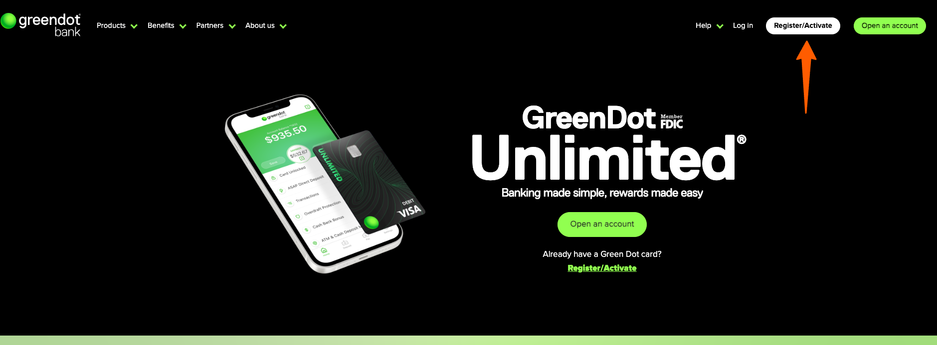 Register for Green Dot Card Login Account