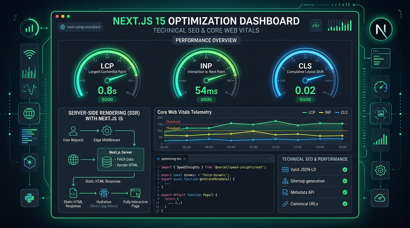 The Definitive Guide to Next.js 15+ Technical SEO & Core Web Vitals